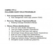 Compex Fit1.0 Kas Çalıştırma Tens-Nmes Fitness Cihazı - 2