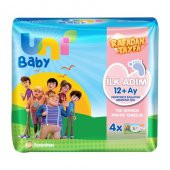 Uni Baby Islak Havlu 4x52 li İlk Adım Rafadan Tayfa - 1