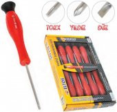 Eltos Torx-Düz-Yıldız Saatçi Klemens Tornavida Seti (10 PARÇA) - 1