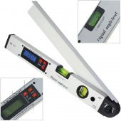 Bts 12471 2 Sulu Gönye Dijital Açı Ölçerli Su Terazisi 16"/40cm - 3