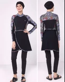 Tesmay 2152 PERFORMANS Tarz Tam Kapalı Tesettür Mayo thumbnail 3