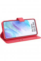 Samsung Galaxy S21 FE Uyumlu Cüzdanlı ve Kapaklı Kılıf - 12