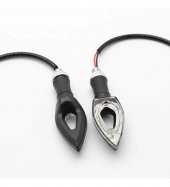 MOTOSİKLET ÜNİVERSAL LED SİNYAL BEYAZ CAMLI - 2