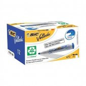 BIC VELLEDA 1701 BOARD MARKER  MAVI 12LI KUTU - 1