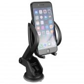 S-LINK SL-AT45 VANTUZ + BRAKETİ 360 DERECE SİYAH - GRİ TELEFON TUTUCU - 2