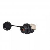 PrimeX PX-WTP rj45 waterproof plug, RJ45 Ethernet kablosu konektörü su geçirmez yanmaz Cat5 Cat6 tak ağ tel konnektör 8 Pin RJ45 genişletici adaptör çoğaltıcı - 2