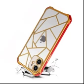 iPhone 12 Kılıf Lazer Prizma Kamera Korumalı Kapak - 4