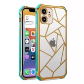 iPhone 12 Kılıf Lazer Prizma Kamera Korumalı Kapak - 11