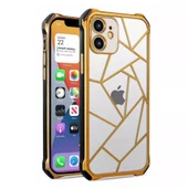 iPhone 12 Kılıf Lazer Prizma Kamera Korumalı Kapak - 8