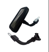 Bisiklet Motosiklet Scooter Atv Telefon Tutucu Fermuarlı Ayna thumbnail 7