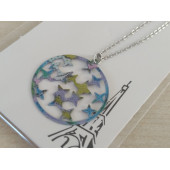 METAL YUVARLAK YILDIZ DESEN BAYAN KOLYESİ ZARİF KİBAR ZİNCİR, EKONOMİK KOLYE, EKONOMİK BAYAN TAKI - 1