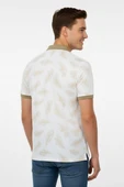 Erkek Yaprak Desenli Polo Yaka Tişört BGL-ST00524 - 7