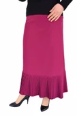 Kadın Fuşya Uzun Etek ASL1001 thumbnail 4