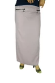 Kadın Pembe Uzun Etek MNLS87003 - 4