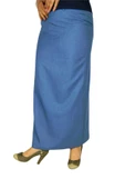 Kadın Kumaş Uzun Etek ZRV004 thumbnail 5