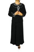 Kadın Siyah Taşlı Abiye Takım Vivendi WW8384 thumbnail 1