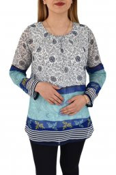 Bayan Şifon Bluz KP1101 thumbnail 2