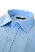 Erkek Gömlek Uzun Kol Silim Fit Keten BGL-ST01456 - 9