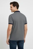 Erkek Polo Yaka Jakarlı Tişört BGL-ST00535 thumbnail 8