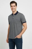 Erkek Polo Yaka Jakarlı Tişört BGL-ST00535 thumbnail 5