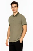 Erkek Polo Yaka Jakarlı Tişört BGL-ST00535 thumbnail 7