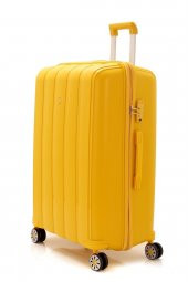 MÇS Büyük Boy Sarı Polipropilen Valiz V305 75 Cm - 2