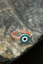 Kadın Ayarlanabilir Göz Model  925 Ayar Gümüş Yüzük - 2