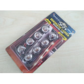 YUVARLAK LED LAMBA 3cm (MAVİ) AYDINLATMA LEDİ BONCUK LED LED LAMBA ALARM LEDİ GÖZ LED LAMBA, PARMAK LED - 4