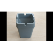 KARE KOKUSUZ KÜLLÜK (1.KALİTE) GRİ 7,5cm (ARAÇ EV OFİS) PRATİK KÜLLÜK, KÜL TABLASI - 3