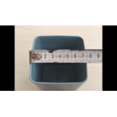 KARE KOKUSUZ KÜLLÜK (1.KALİTE) GRİ 7,5cm (ARAÇ EV OFİS) PRATİK KÜLLÜK, KÜL TABLASI - 4