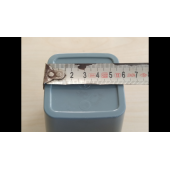 KARE KOKUSUZ KÜLLÜK (1.KALİTE) GRİ 7,5cm (ARAÇ EV OFİS) PRATİK KÜLLÜK, KÜL TABLASI - 5