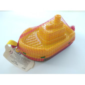 POLESIE OYUNCAK TEKNE 18CM, BALIKÇI TEKNESİ (SARI-YEŞİL) BANYO HAVUZ DENİZ OYUNCAĞI - 5