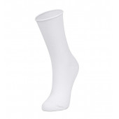 Bolero Yazlık Şık %80 Bambu Roll Top Lastiksiz Kadın Beyaz Bambu Soket Çorap - 3