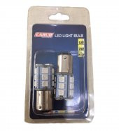 MOTOSİKLET VE OTOMOBİL STOP AMPUL 18LED 1016 ÇAKAR KIRMIZI ŞAŞI TIRNAK CARUB 2Lİ - 2