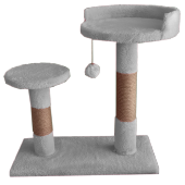 Kedi Oyun Ve Tırmalama Tahtası Gri - 2
