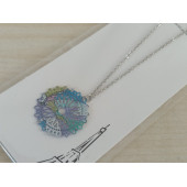 METAL OYA DESENLİ BAYAN KOLYESİ ZARİF KİBAR ZİNCİR, EKONOMİK KOLYE, EKONOMİK BAYAN TAKI - 1