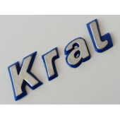 KRAL YAZISI (GRİ) PLASTİK KRAL ARMASI KİNG - 1