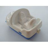 POLESIE OYUNCAK TEKNE 18CM, YARIŞ TEKNESİ (BEYAZ-MAVİ) BANYO HAVUZ DENİZ OYUNCAĞI - 2