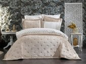 Valeria Lüx Nakışlı Çeyiz Paketi 9 Parça Cappucino thumbnail 1