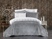 Blenda Lüx Nakışlı Çeyiz Paketi 9 Parça Gri thumbnail 1