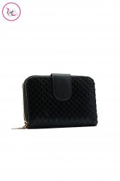 Kadın Cüzdan Fermuarlı Kapaklı Orta Boy Pul Desenli - 6