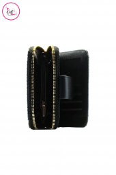 Kadın Cüzdan Fermuarlı Kapaklı Orta Boy Pul Desenli - 5