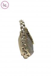 Kadın El Ve Omuz Çantası Taşlı Zincirli - 5