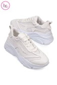 Fomax Kadın Sneaker Spor Ayakkabı File Detaylı - 5