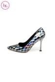 Kadın Desenli Stiletto - 5
