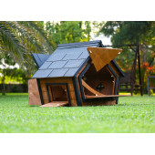 Mandu Ahşap Tavuk Kümesi (6 Tavuk) Ve Güvercin Evi - 1