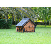 Mandu Ahşap Tavuk Kümesi (6 Tavuk) Ve Güvercin Evi - 2