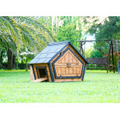 Mandu Ahşap Tavuk Kümesi (6 Tavuk) Ve Güvercin Evi - 3