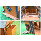 Mandu Ahşap Tavuk Kümesi (10 Tavuk) - 8