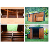 Mandu Ahşap Tavuk Kümesi (30 Tavuk) - 7